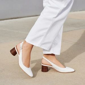 Loeffler Randall Martine Leather Slingback Pumps fits more like 7.5. A beauty!